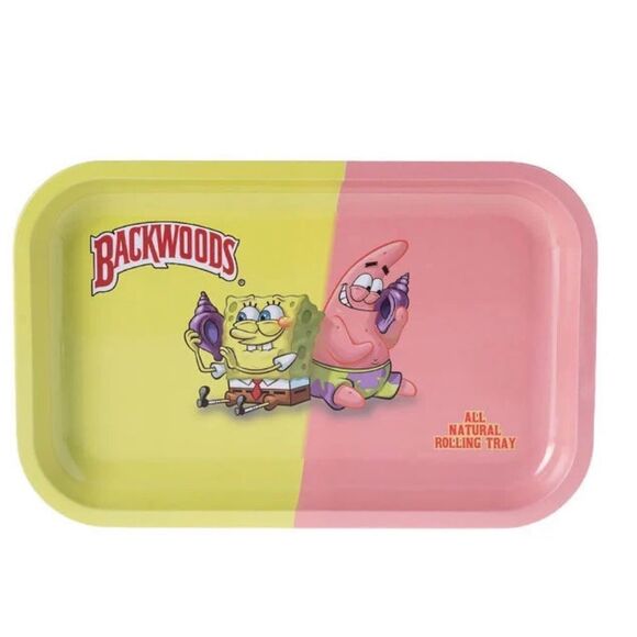 SPONGEBOB & PATRICK ROLLING TRAY BY BACKWOODS sold out online - Picture 1 of 3